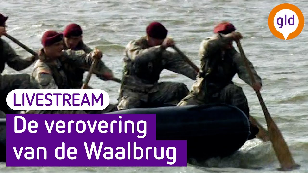 Herdenking 'De Waalcrossing' bij Nijmegen 2024 | Omroep Gelderland