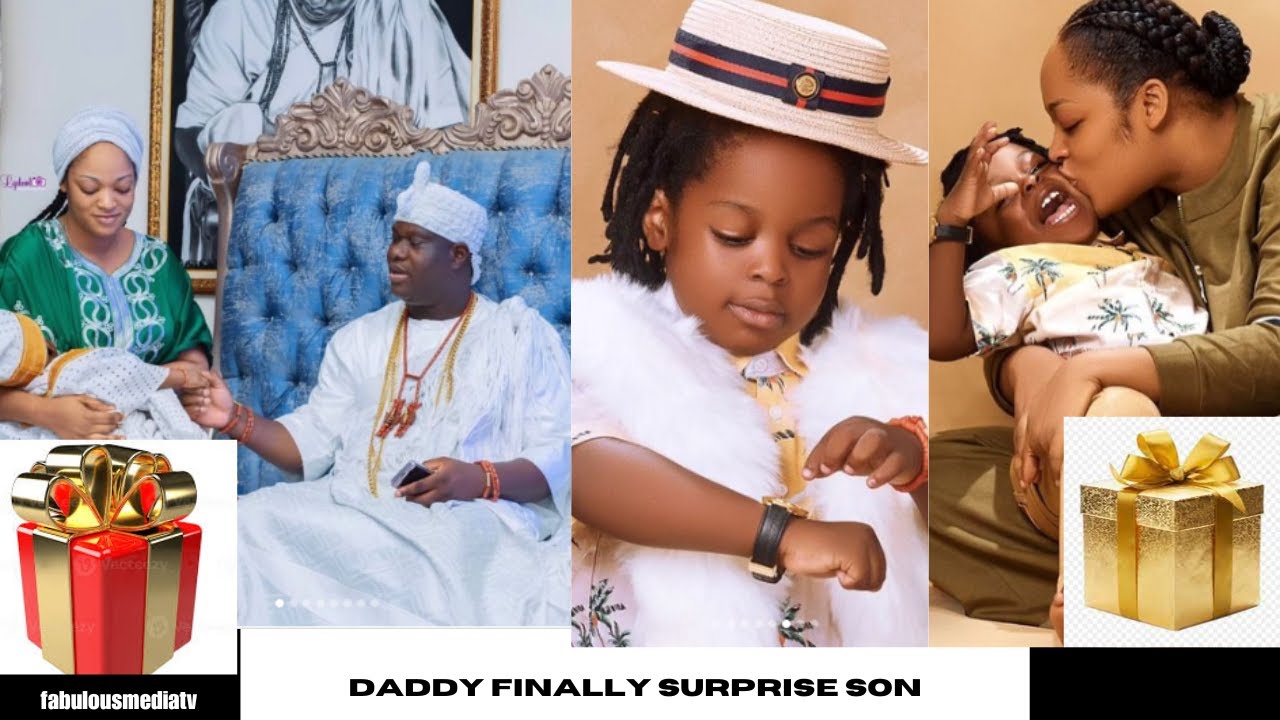 Ooni of Ife Sisters React! Prince Tadenikawo Expensive Birthday Gold Gift ! Queen Naomi Celebrate🎂💝