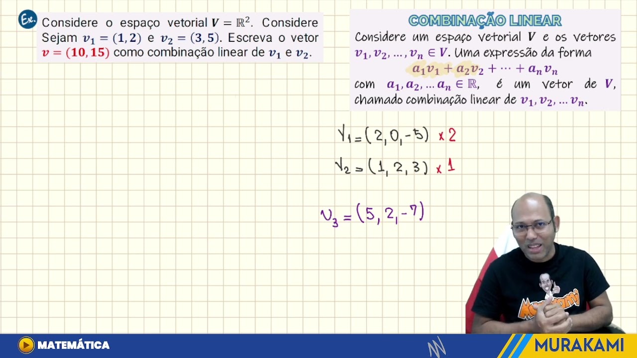 Combinação Linear de Vetores | Álgebra Linear