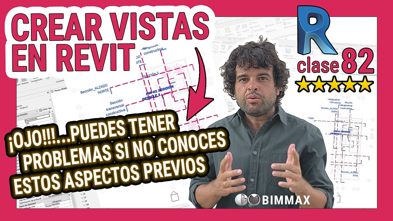 CREAR VISTAS en REVIT ✅ Relación de PLANTAS y SECCIONES con la Escala, Nivel d detalle y Visibilidad