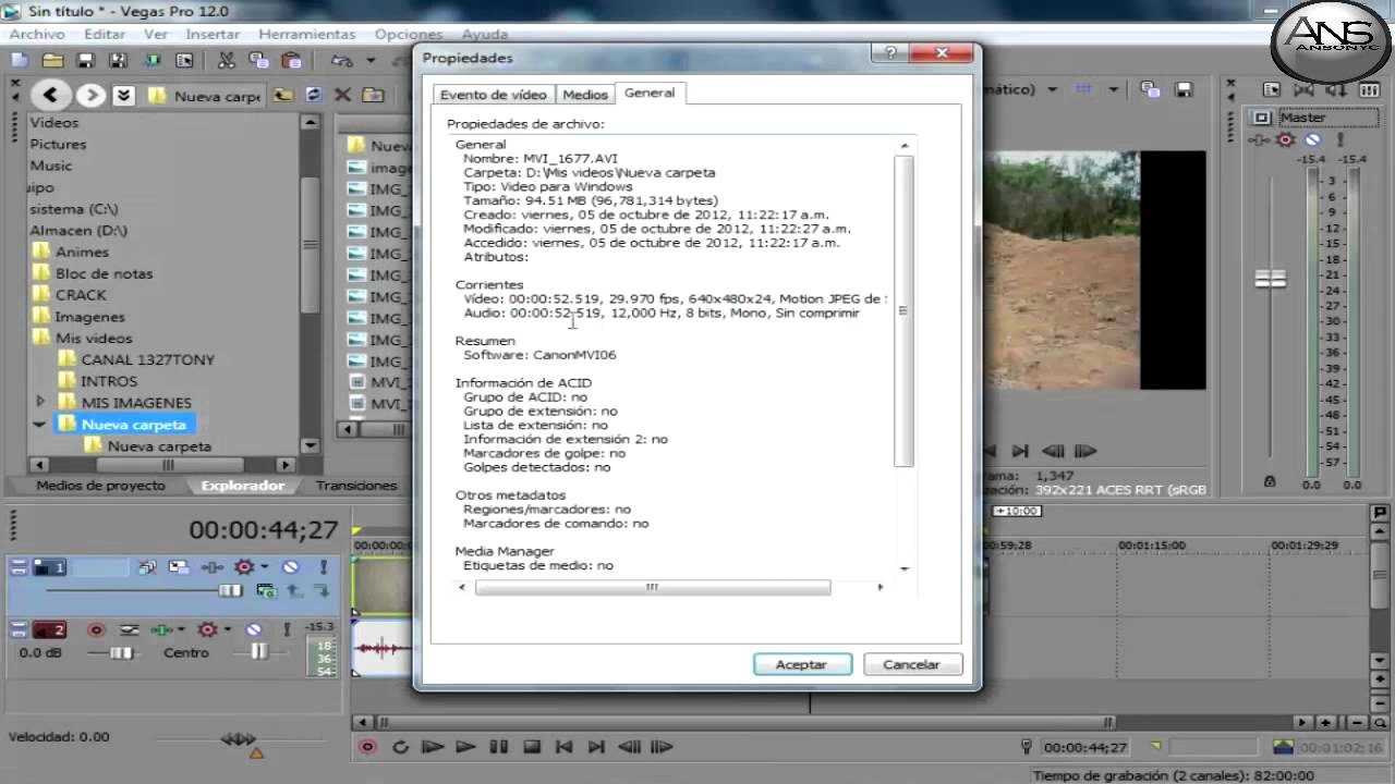 tutorial sony vegas pro 12 parte 1 español