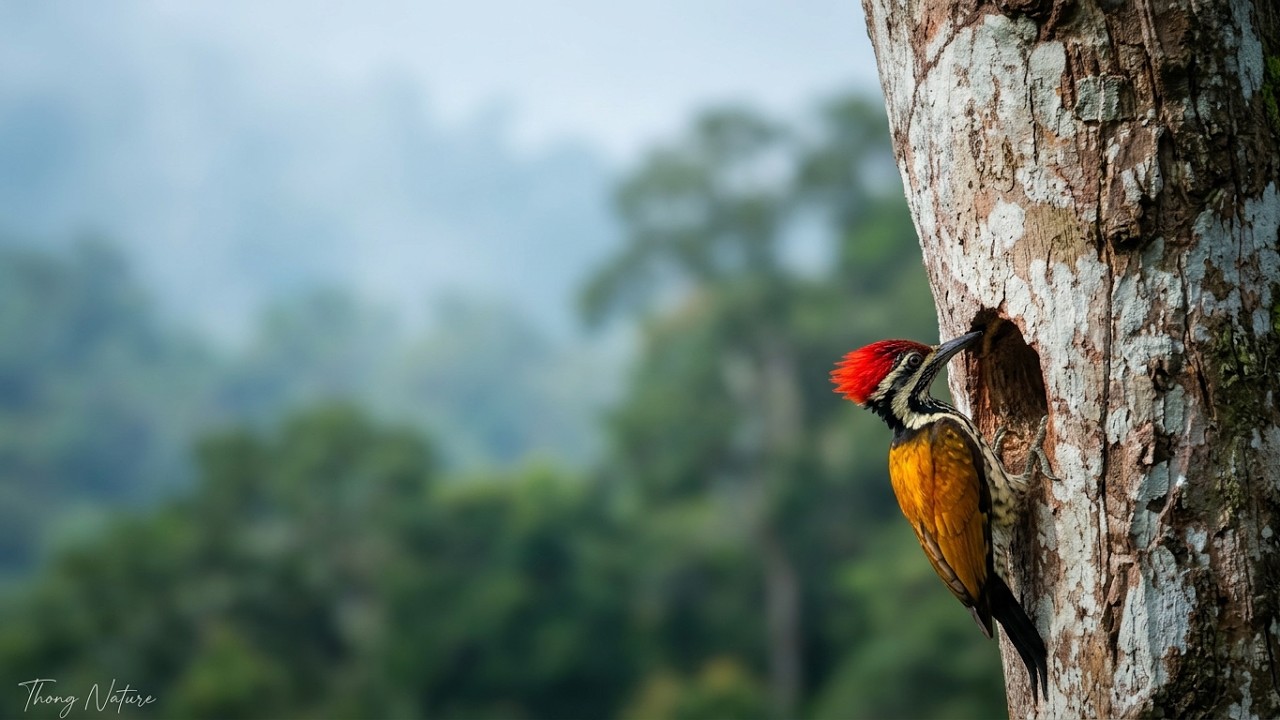 The Flame of Love: Greater Flameback Nesting on Aural Mountain