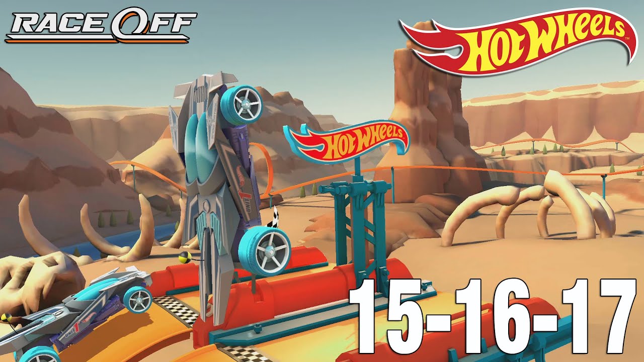 🚗 ХОТ ВИЛС 🚗 | Уровни 15-16-17 | Прохождение | 🔥 Hot Wheels: Race Off 🔥 | Levels 15-16-17