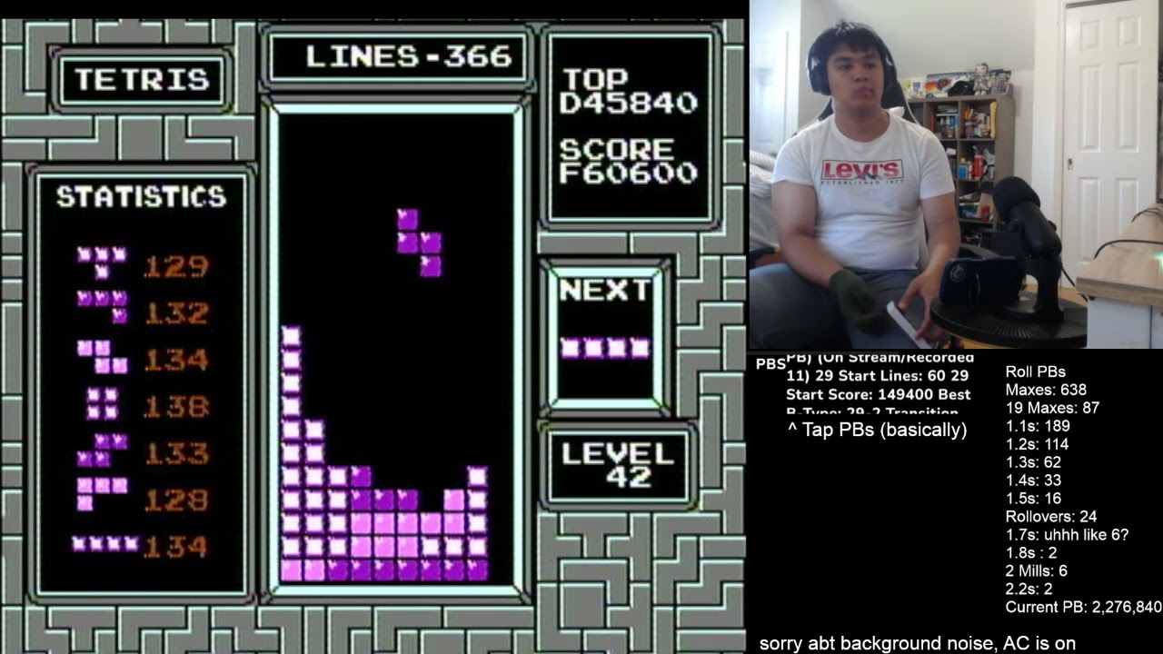 I'm not cooked, I'm cooking. (2.86 MILLION IN NES TETRIS)