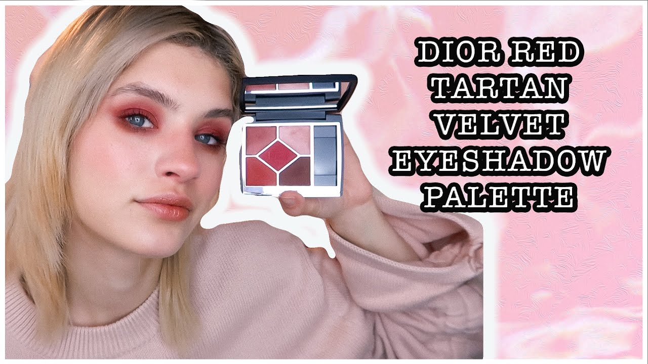 A WARM EYE LOOK WITH THE DIOR RED TARTAN PALETTE 🧡❤️