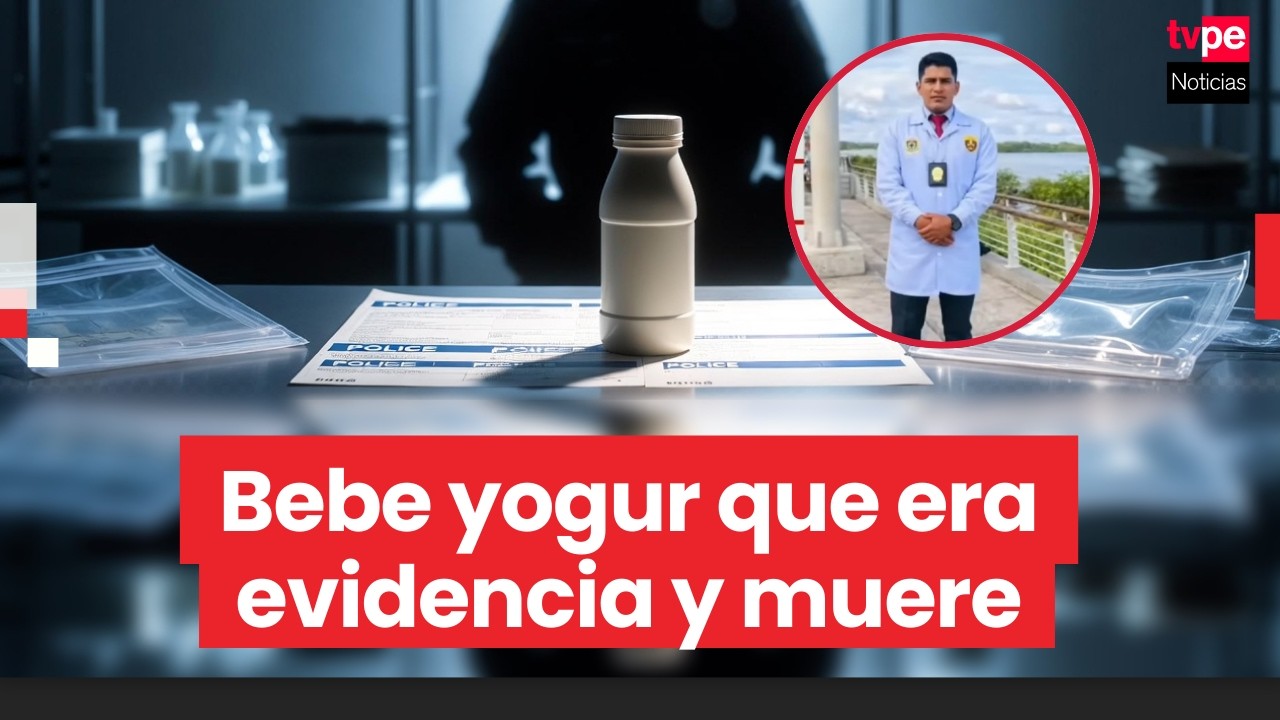 Policía muere tras consumir yogur envenenado que era evidencia en caso judicial en Ucayali