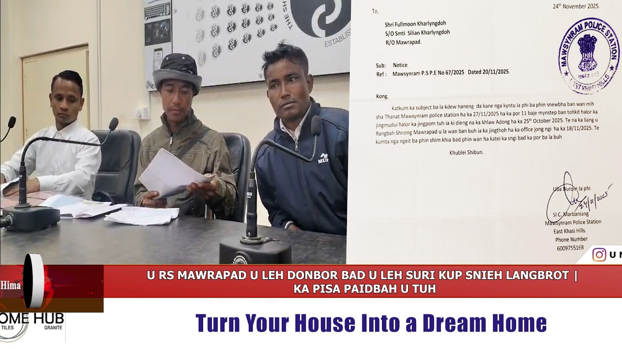 U RS MAWRAPAD U LEH DONBOR BAD U LEH SURI KUP SNIEH LANGBROT | KA PISA PAIDBAH U TUH