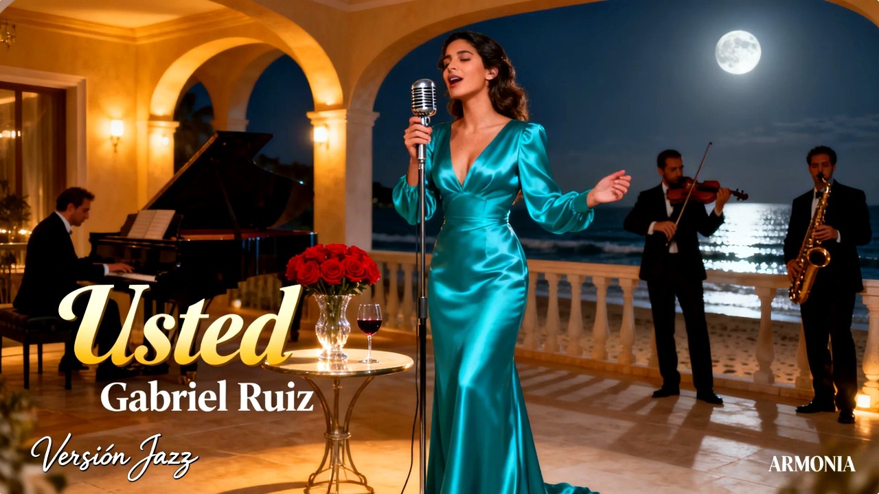 Usted – Gabriel Ruiz | Cover Bolero Jazz | Bolero Romántico en Jazz Latino Clásico