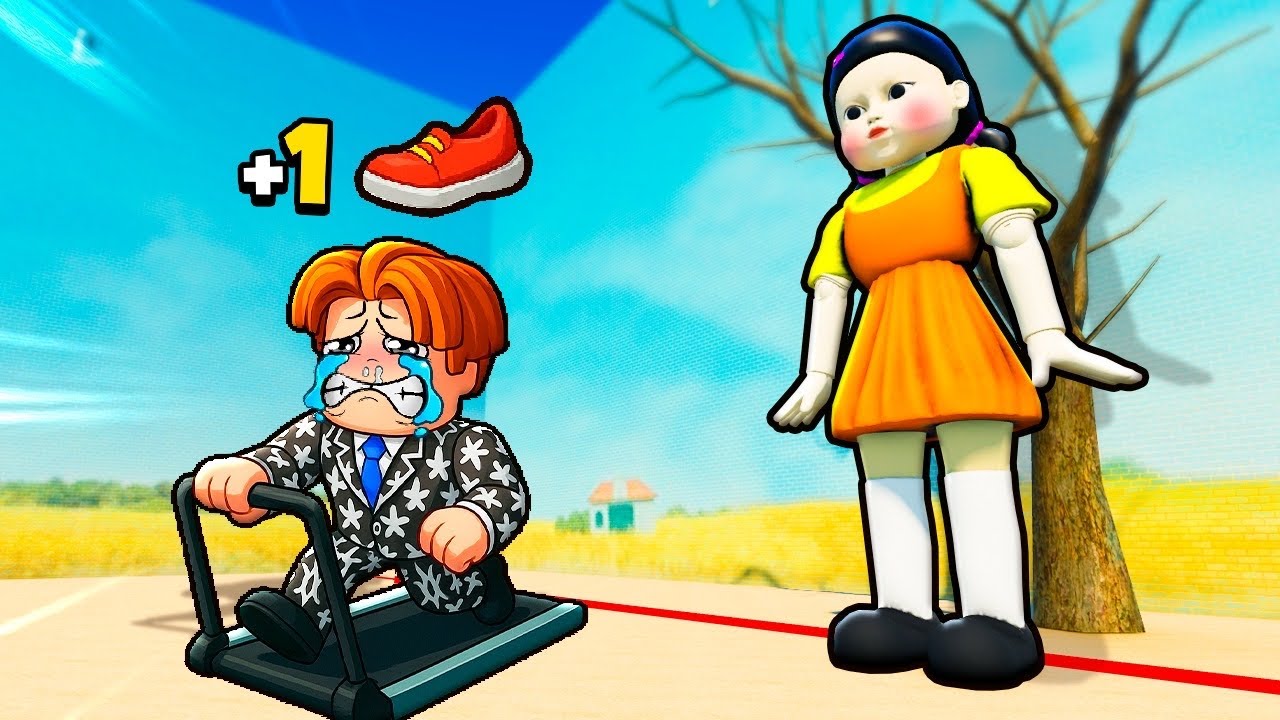 PRECISO FICAR MAIS RÁPIDO PARA FUGIR DO ROUND 6 SUPER DIFÍCIL NO ROBLOX 😨😱