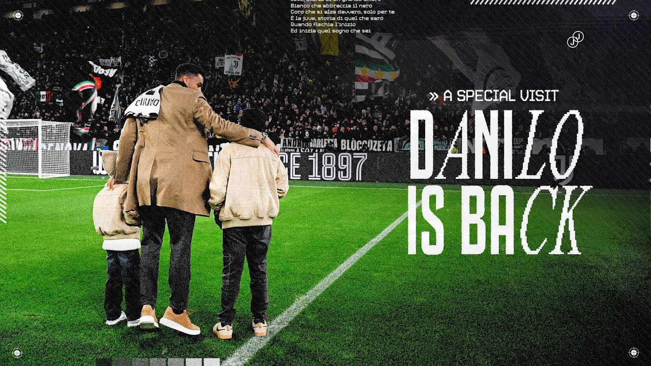 A Special Visit: Danilo Back at Juventus 🤍🖤