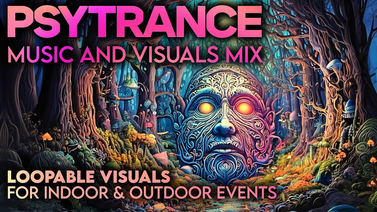 Psytrance Goa Visuals and Music Mix - Psychedelic Trance Music Mix