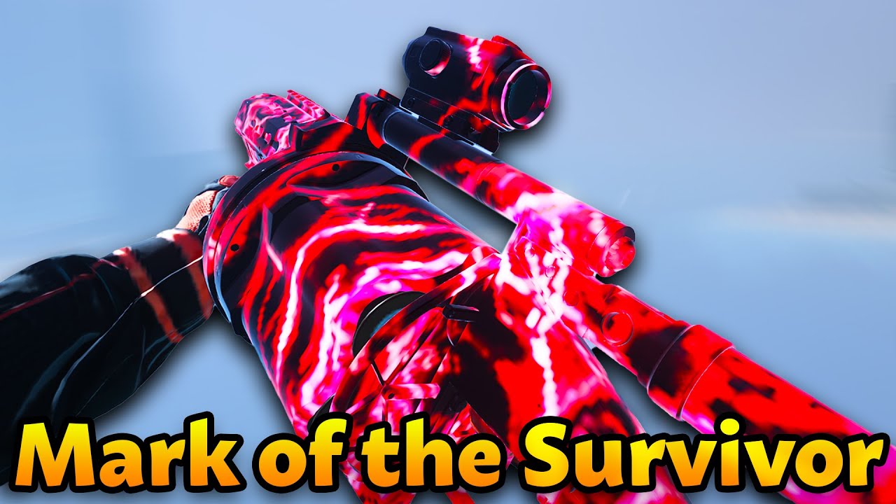 I unlocked the MARK OF THE SURVIVOR CAMO on MW3