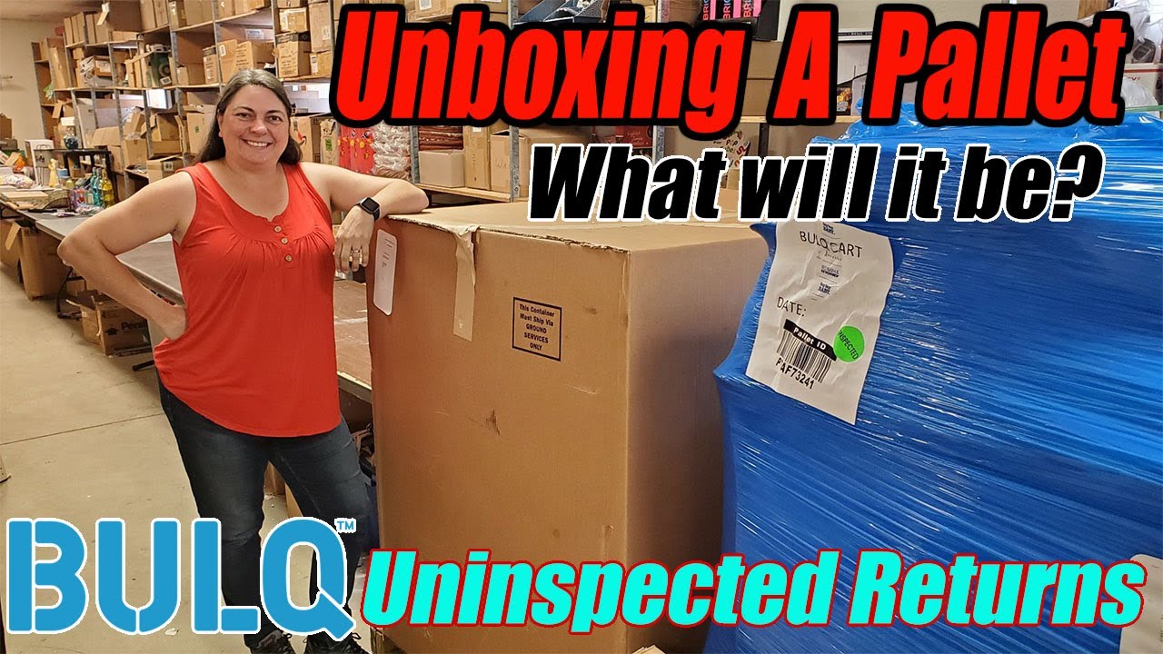 Unboxing a Pallet and we found some really Amazing items and some broken items! Check it all out!