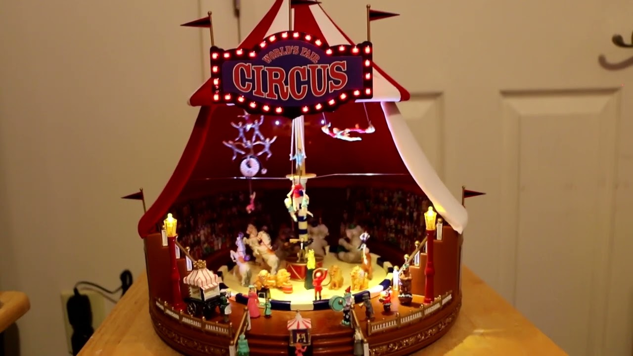 Mr. Christmas Animated World's Fair Big Top Christmas Decoration