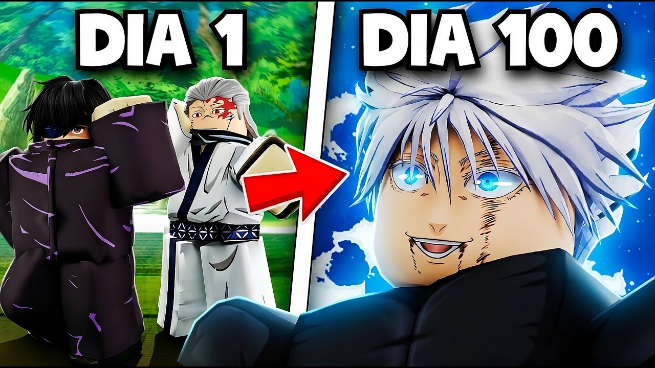 Passamos 100 DIAS no Jujutsu Infinite como SUKUNA e GOJO!