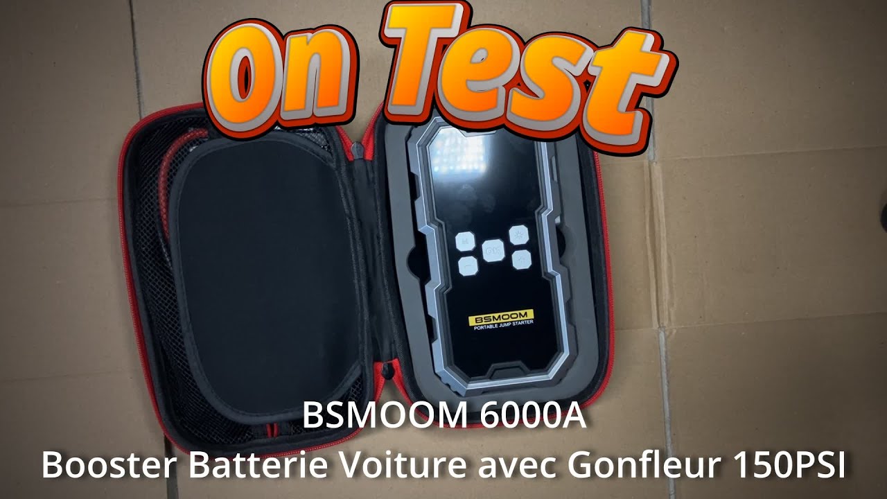 BSMOOM 6000A : Gonflage Vélo + Démarrage Vieux Tracteur !