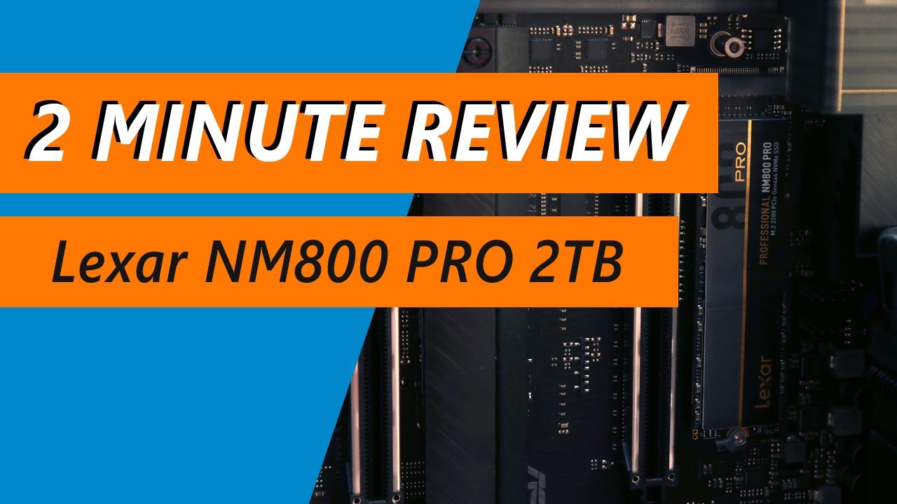 The Lexar Professional NM800 PRO 2TB is surprisingly good - Review