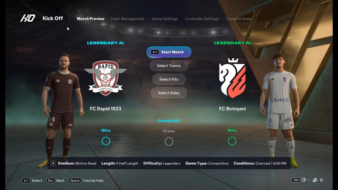 Rapid București vs FC Botoșani | Superliga | EA FC 26 | Simulare