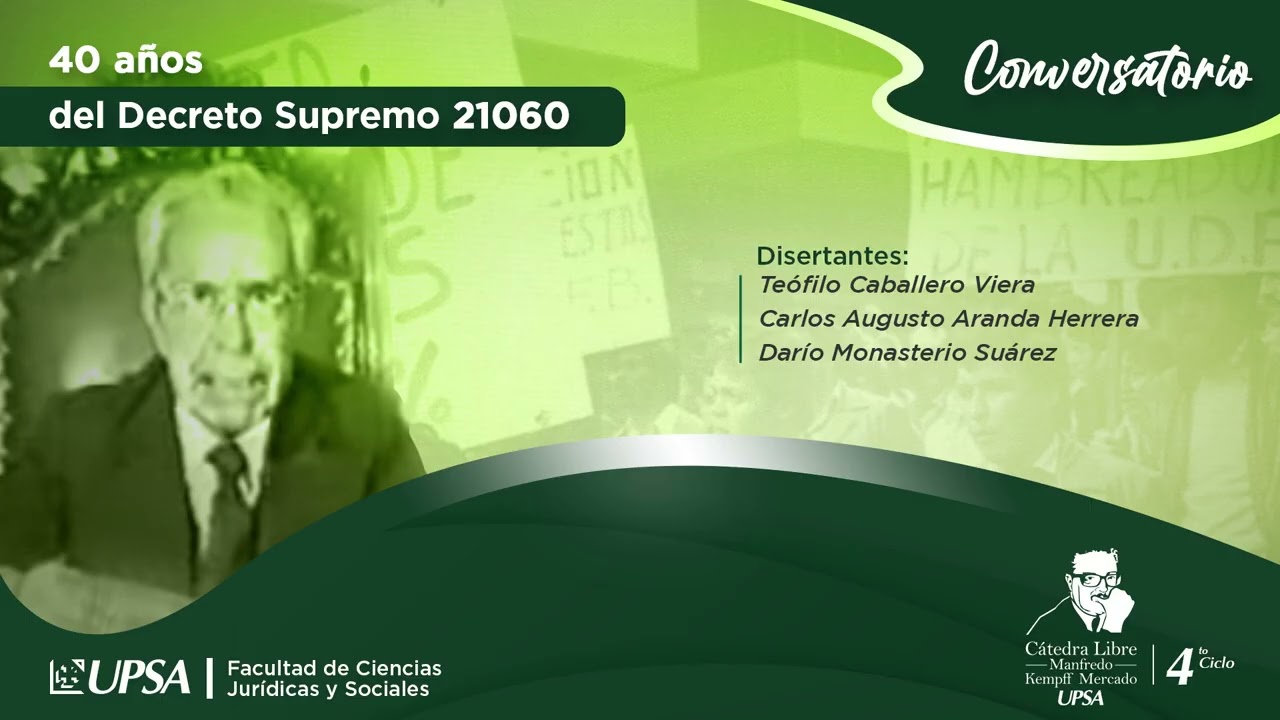 40 a&ntilde;os del Decreto Supremo 21060