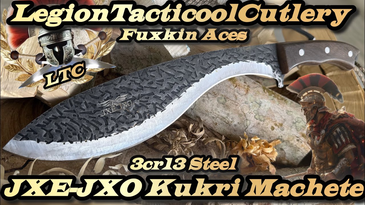 JXE-JXO Kukri Machete in 3cr13 Steel.   