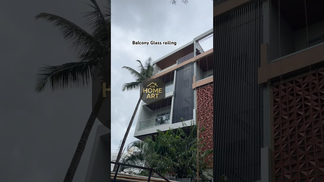 Aluminium glass railing |aluminium railing| balcony glass railing #glassrailings #aluminium #sangli