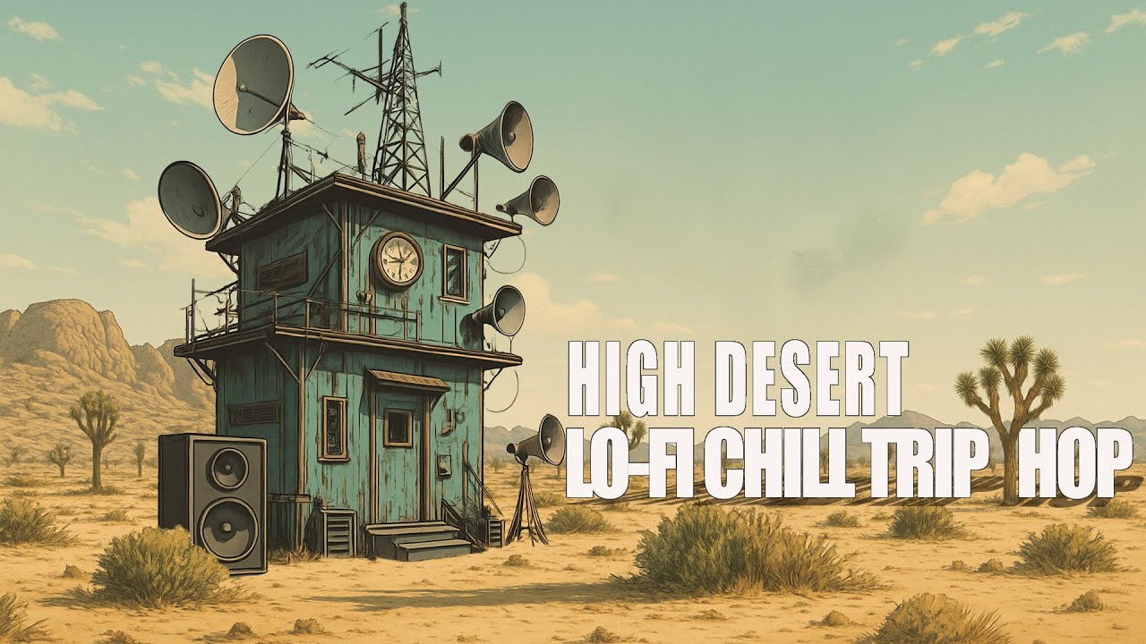 HIGH DESERT LO-FI TRIP HOP  | Vintage Radio Vibes, Psychedelic Chill Beats to Relax or Study To