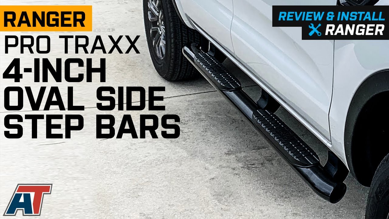 2019-2022 Ford Ranger Pro Traxx 4-Inch Oval Side Step Bars Review & Install