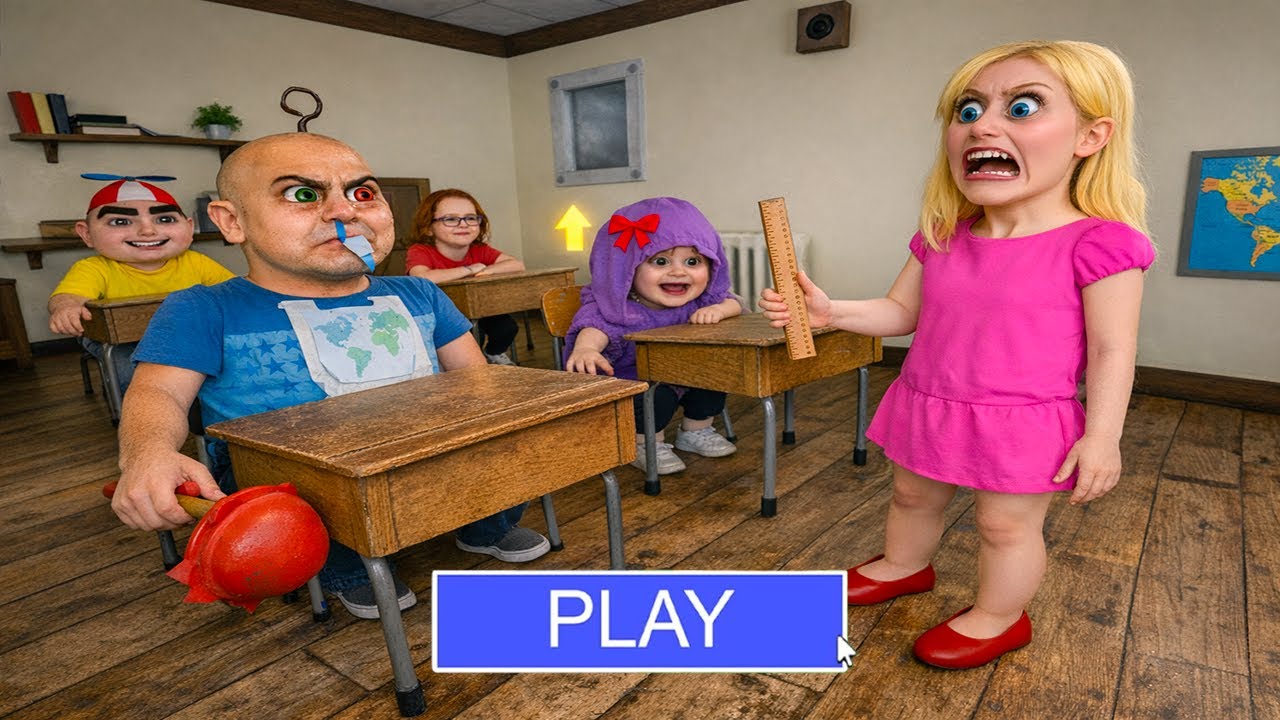 BABY POLLY AND BABY BOBBY TROLL EVIL MOM IN REAL LIFE | GREAT SCHOOL ESCAPE! New Obby Update