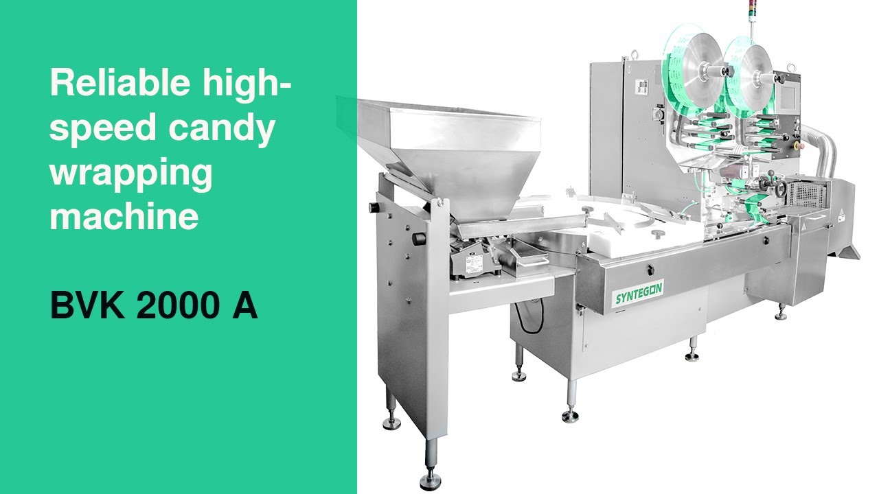 BVK 2000 A: Reliable high- speed candy  wrapping  machine