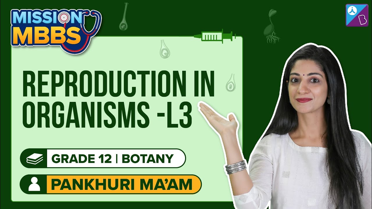 Reproduction in Organisms Class 12 Biology Concepts (L 3) | NEET 2023 Botany Exam