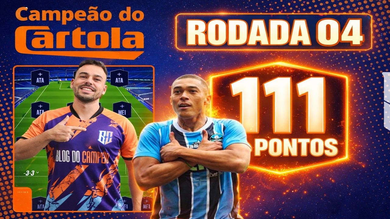 MITAMOS!!!! TIME E DICAS RODADA 04 | CARTOLA 2026