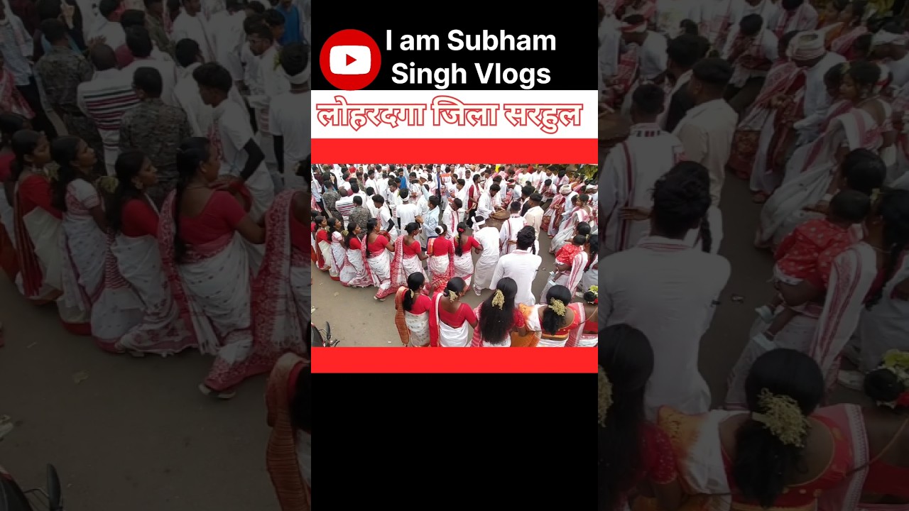 #lohardaga jila sarhul julus | Jila Sarhul Lohardaga | #sarhul song-2025 #sarhulfestival #jharkhand