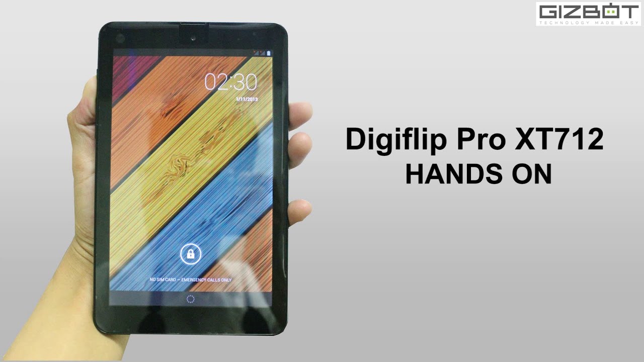 Digiflip Pro XT712 Tablet HANDS ON