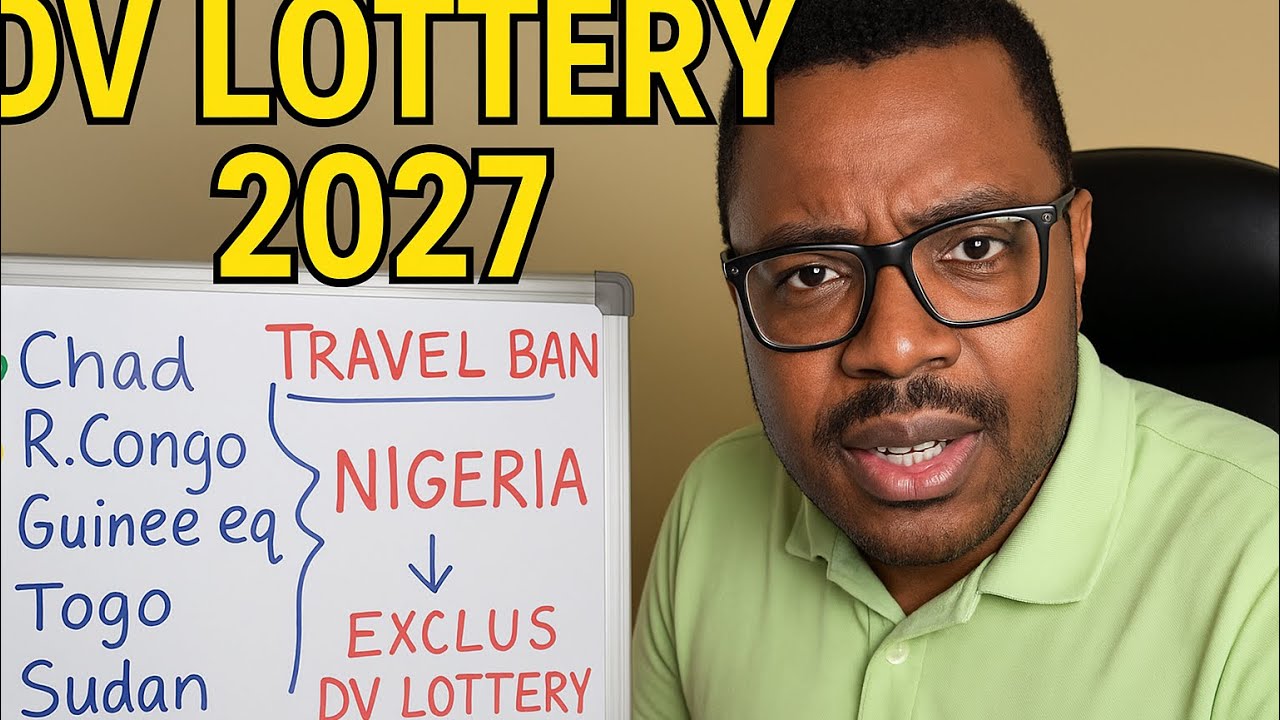 Dv lottery: voici Les pays exclus.  ❌Interdit d’Entrer Aux USA 