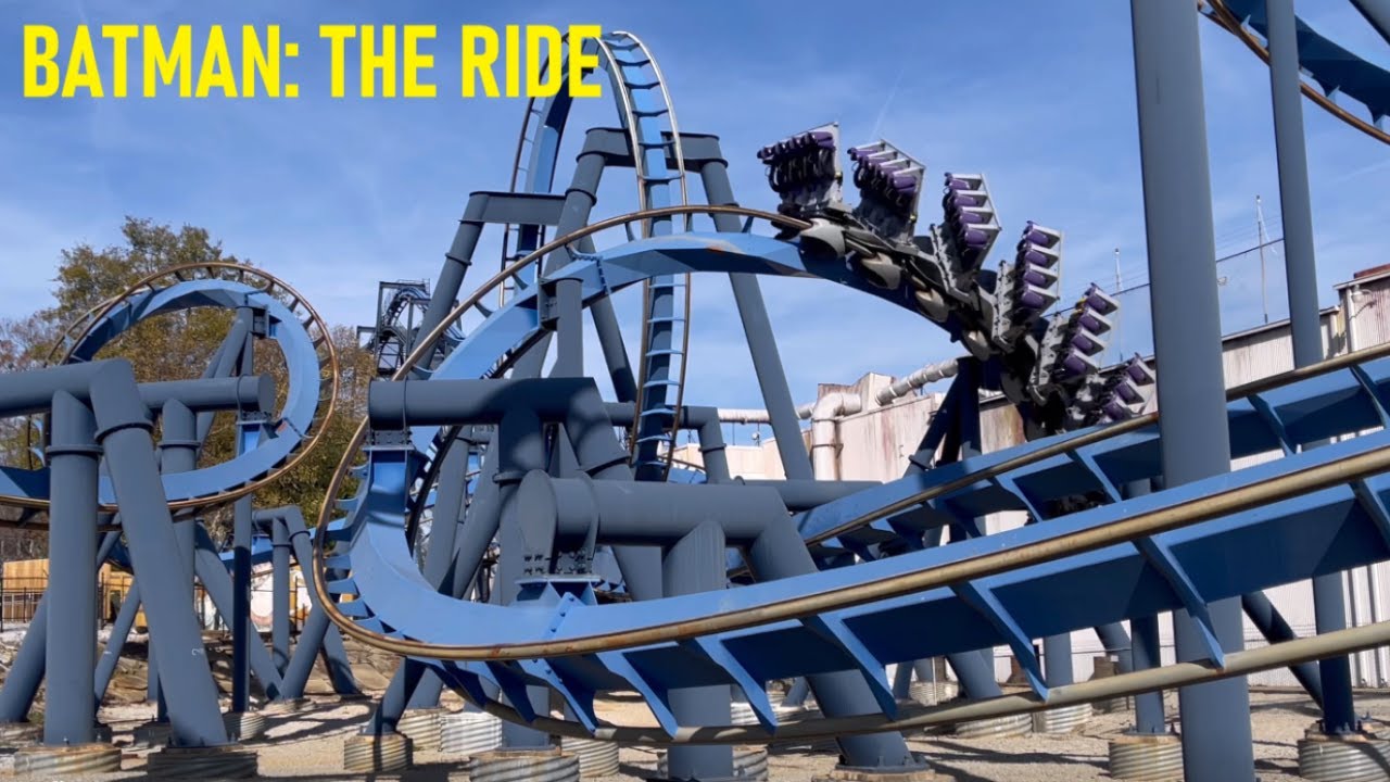 Batman: The Ride, Six Flags Over Georgia - Off Ride (Non-Copyright)