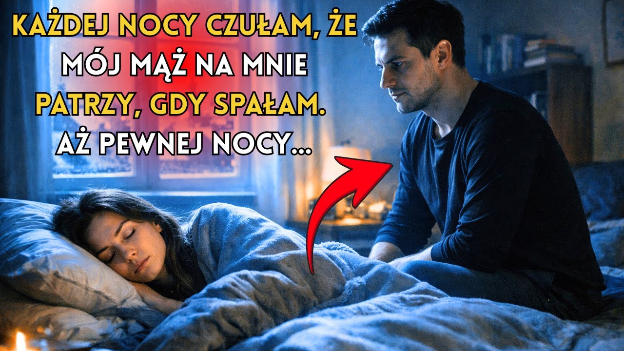 Każdej nocy czułam, że mój mąż na mnie patrzy, gdy spałam. Aż pewnej nocy…