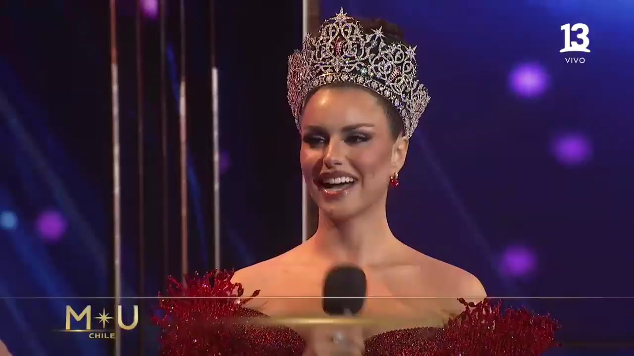 Emilia Dides despidió su reinado con emotivo discurso | Miss Universo Chile 2025 | Canal 13