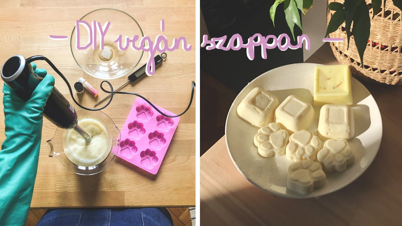 egyszerű DIY vegán szappanrecept