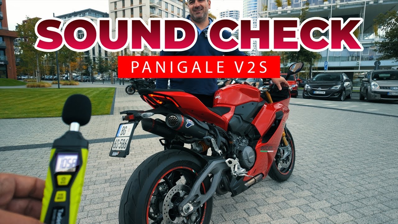 Ducati Panigale V2S - Termignoni Sound (with baffle)