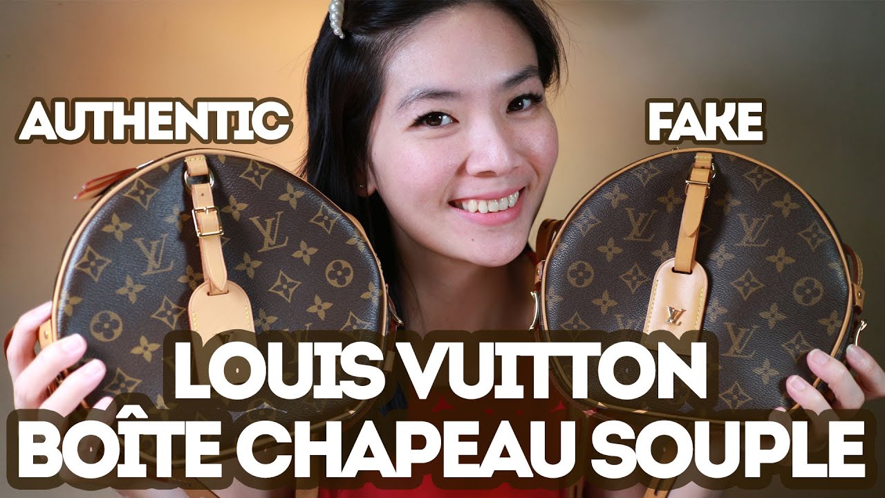 Authentic VS Fake Louis Vuitton Boite Chapeau Souple