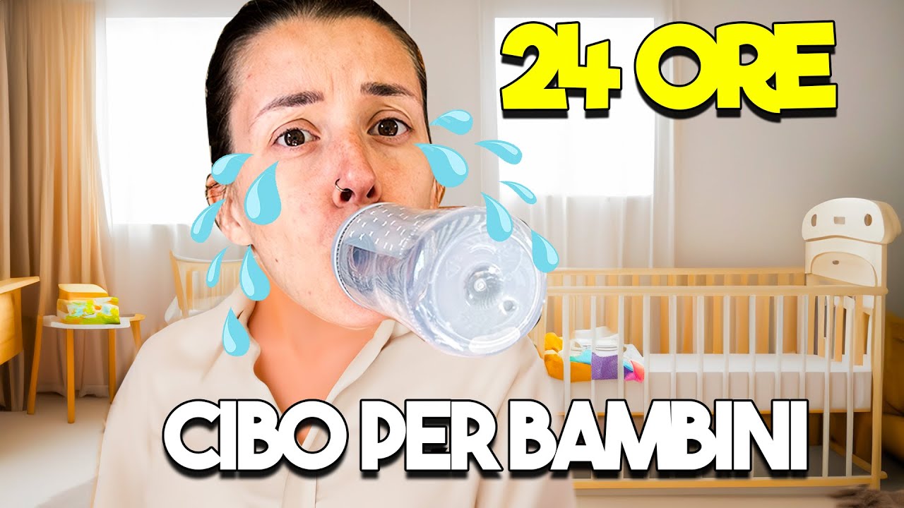 MANGIAMO SOLO CIBO PER BAMBINI PER 24 ORE! 🍼