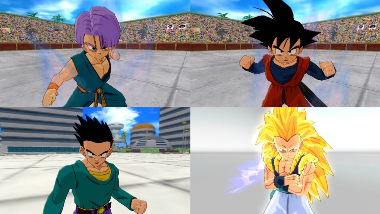 All Trunks, Goten, Goten GT and Gotenks Quotes - Dragon Ball Z Budokai Tenkaichi 4 (MOD)