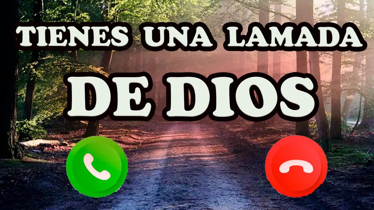 Tienes una llamada de Dios #diosesbueno