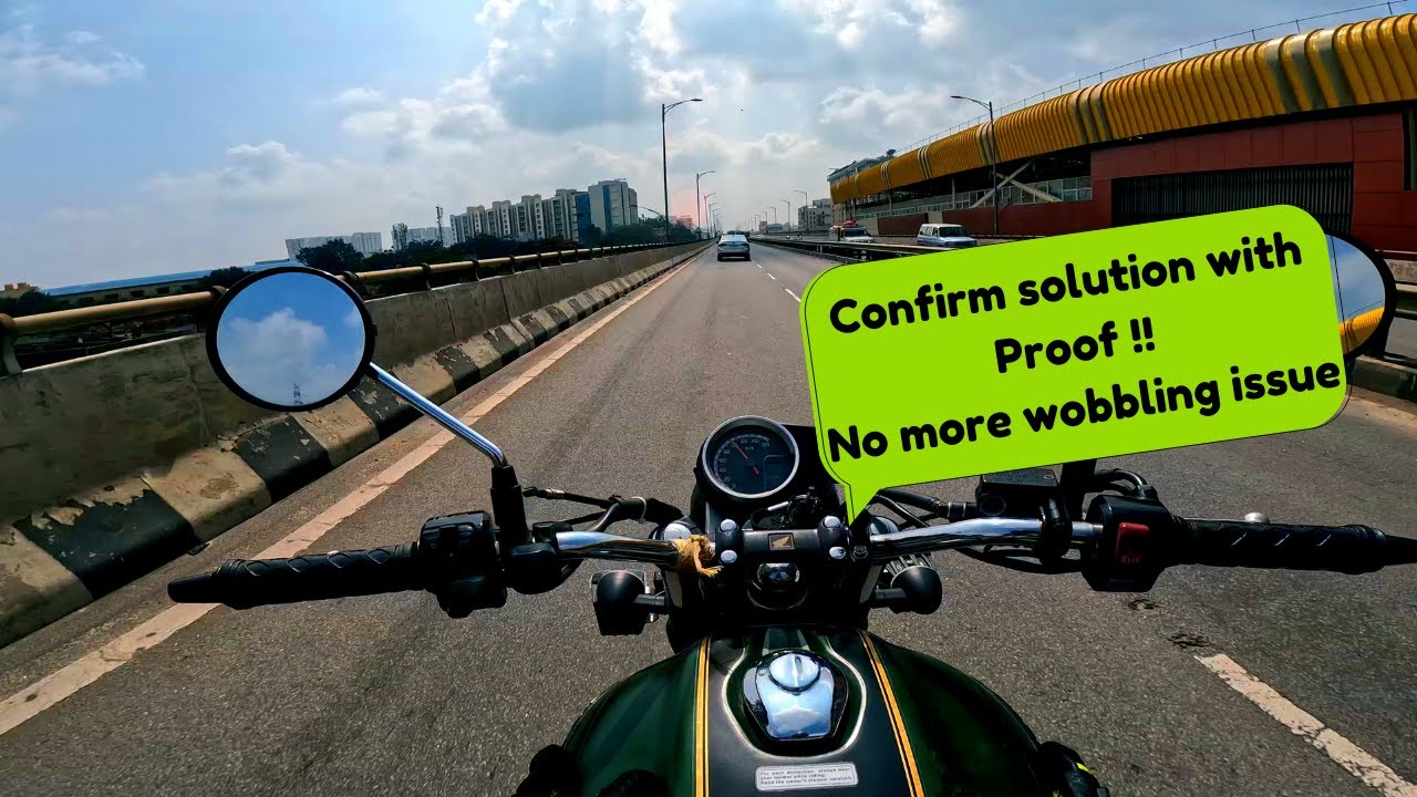 Wobbling Problem Solved Forever! 🚀 | 10,000km with Zero Wobble on Honda Highness CB350 💯