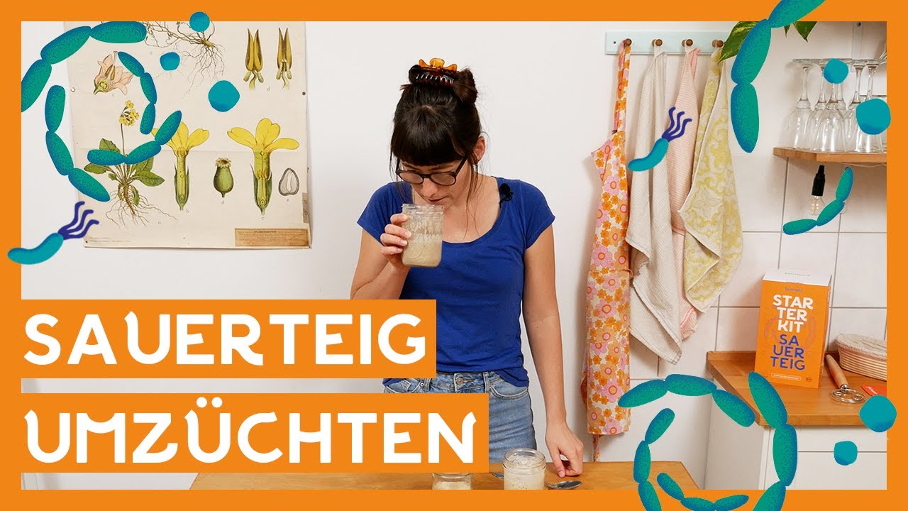 Sauerteig auf verschiedene Mehle umz&uuml;chten I So geht's!