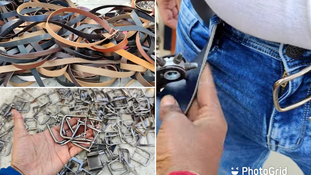 Pure Camel Leather Belt Kaise Banti Hai | How Pure Leather Belt is Made From Raw Leather Full Video🔥
