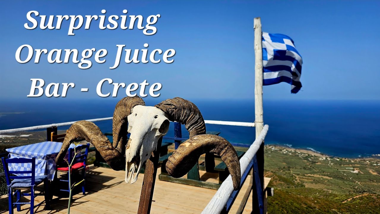 Surprising Orange Juice Bar in Crete - Petroula's