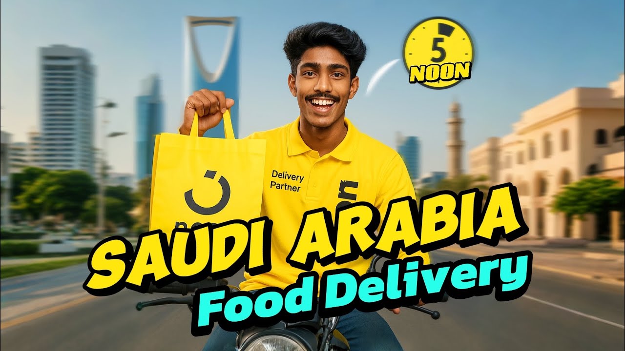 Saudi Arabia Food Delivery | Road Information | Traffic Rules | Saudi Arabia Vlog | EMON6’2’