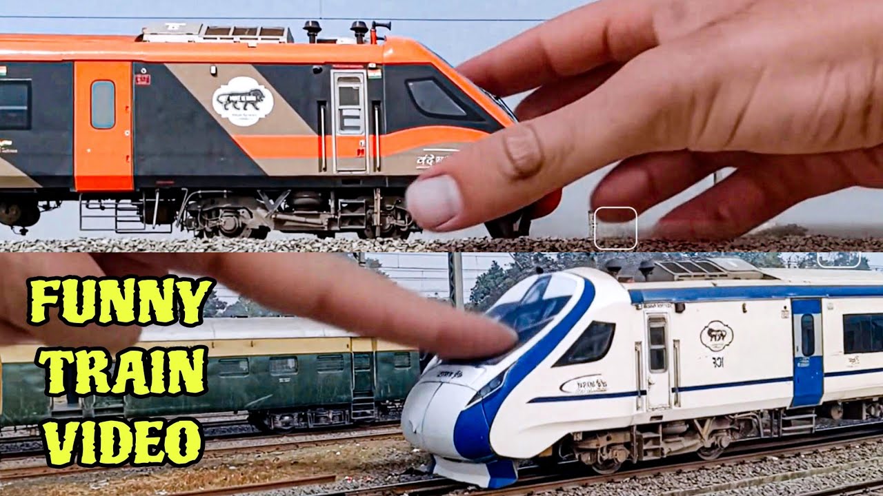 Funny train video | Indian railway trains ruined by AI
