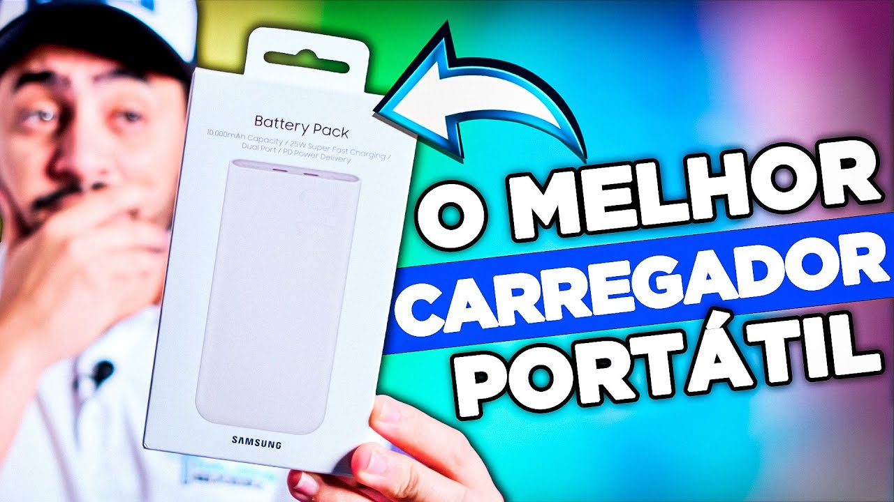 TESTEI!!! NOVO Carregador Portátil Super RÁPIDO da SAMSUNG